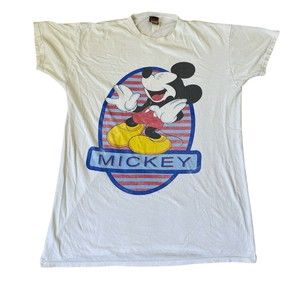 Vintage Mickey Unlimited One Size Nightgown Mickey Mouse HAS LIGHT FLAWS 24”x33”